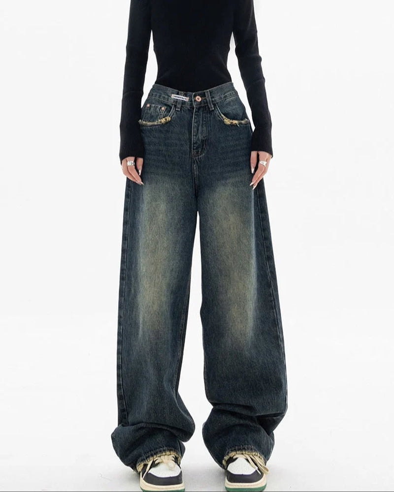 THE COLOSSAL DARK WASH JEANS