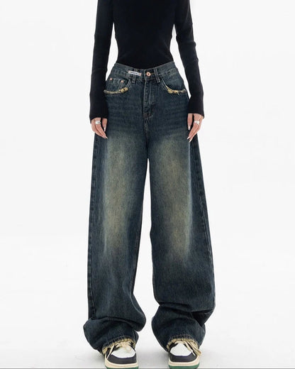 THE COLOSSAL DARK WASH JEANS