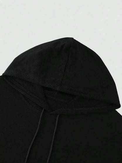 Paradise Angel Wings Pattern Mens Hoodie Fashion New Clothing Pocket All-Match Streetwear Casual Comfortable Hoody for Male