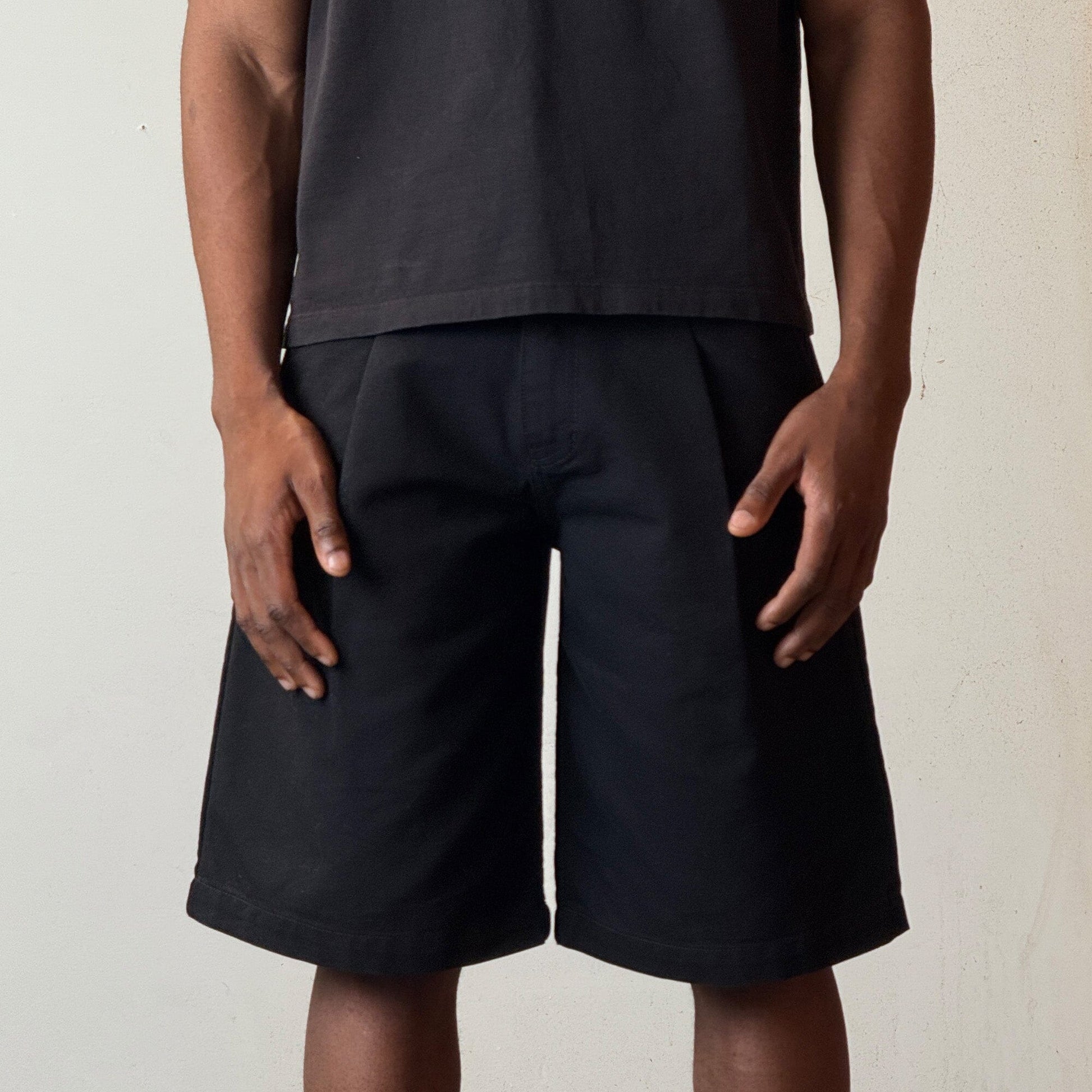 Shibuya Pleated Shorts | Baggy, Wide-Leg