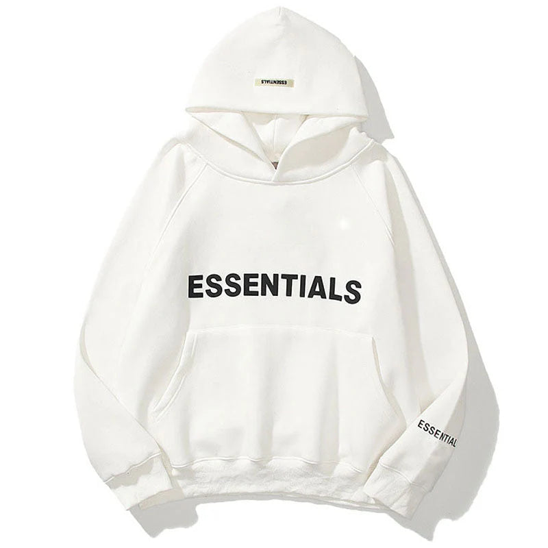 Qamis™ X Essentials Unisex Hoodie – Premium 100% Cotton Streetwear