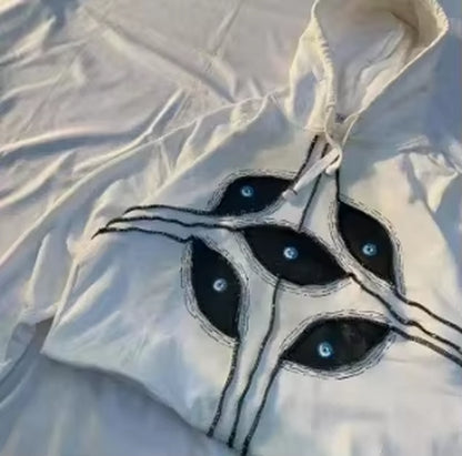 Y2K Men Women Retro Harajuku Punk Casual Splicing Sweatshirt New Fashion Street Design Fake Two Piece Hip Hop Loose Long Sleeves