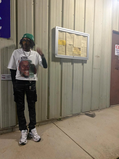 Shaq Money Talk Vintage Boxy T-Shirt Oversized Streetwear Basketball Tees Y2K