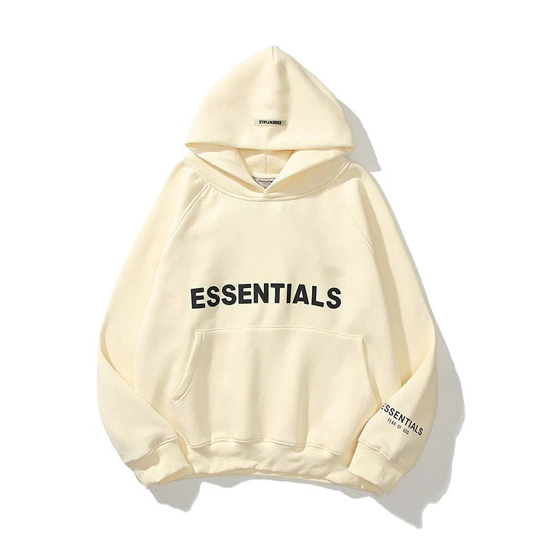 Qamis™ X Essentials Unisex Hoodie – Premium 100% Cotton Streetwear