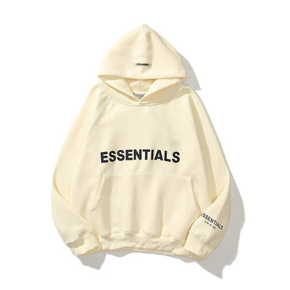 Qamis™ X Essentials Unisex Hoodie – Premium 100% Cotton Streetwear