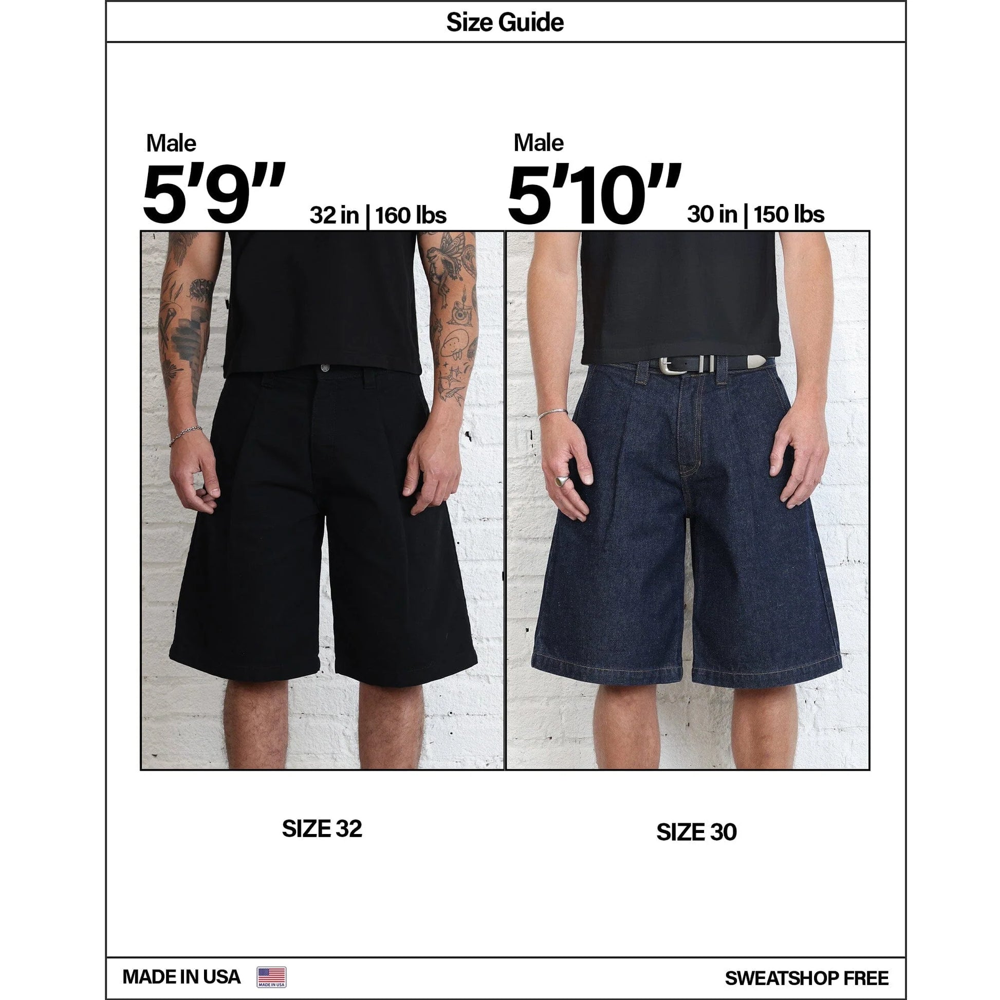 Shibuya Pleated Shorts | Baggy, Wide-Leg