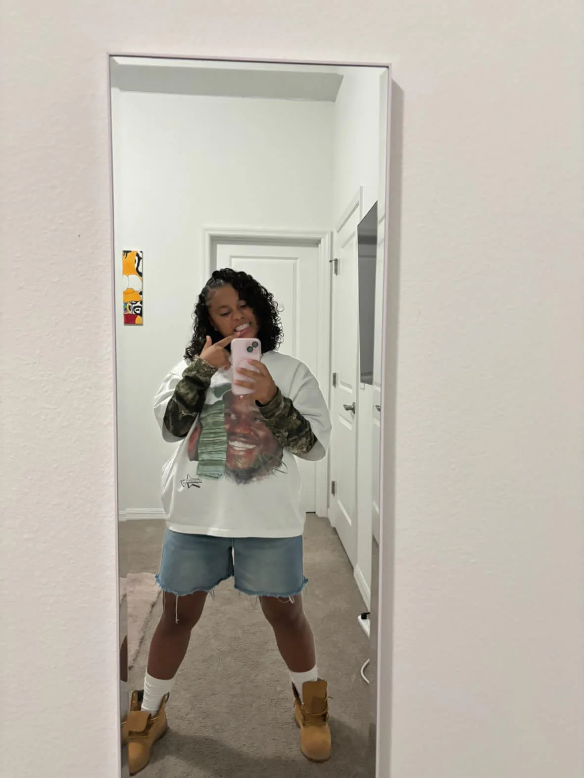 Shaq Money Talk Vintage Boxy T-Shirt Oversized Streetwear Basketball Tees Y2K